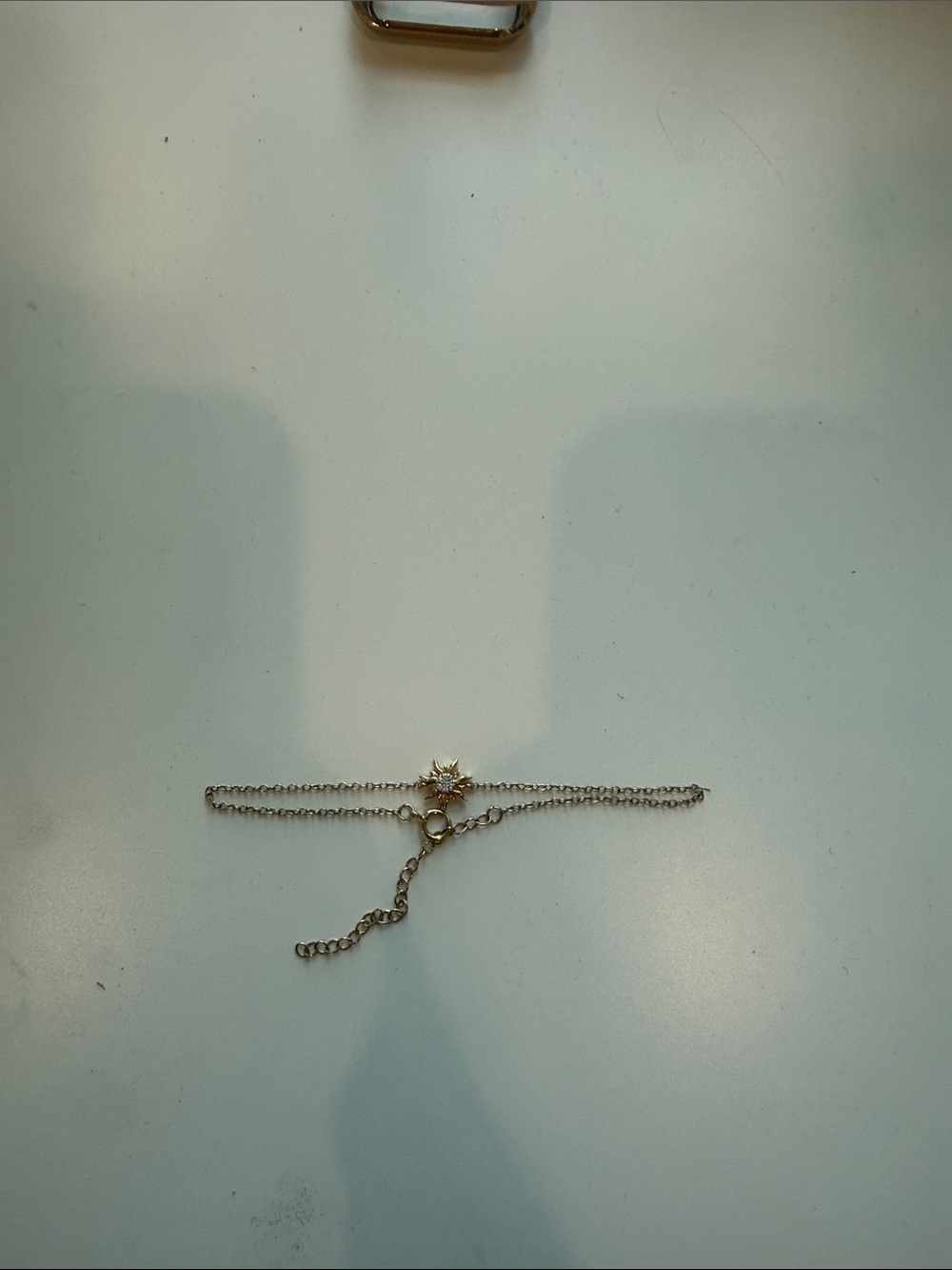 Disney Gold Starburst Chain Bracelet